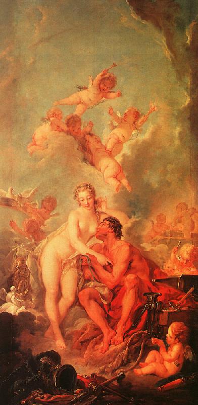 Francois Boucher The Visit of Venus to Vulcan oil painting image